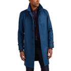 Barneys New York Men's Wool-cashmere Topcoat - Blue