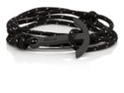 Miansai Men's Modern Noir Anchor On Rope Wrap Bracelet
