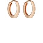 Eva Fehren Women's Rose Gold Huggie Hoop Earrings-rose Gold