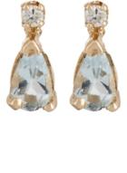 Loren Stewart Women's Diamond & Aquamarine Stud Earrings
