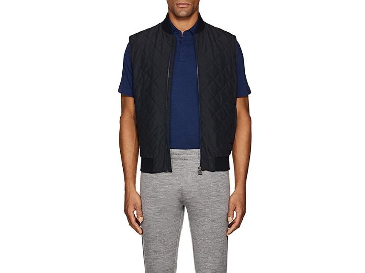 Z Zegna Men's Diamond-quilted Insulated Vest