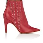 Derek Lam Women's Isla Studded Leather Ankle Boots - Red