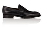 Carmina Shoemaker Men's Split-toe Leather Penny Loafers