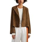 The Row Women's Lino Suede Jacket - Brown