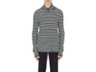 Maison Margiela Men's Striped Linen Turtleneck Sweater