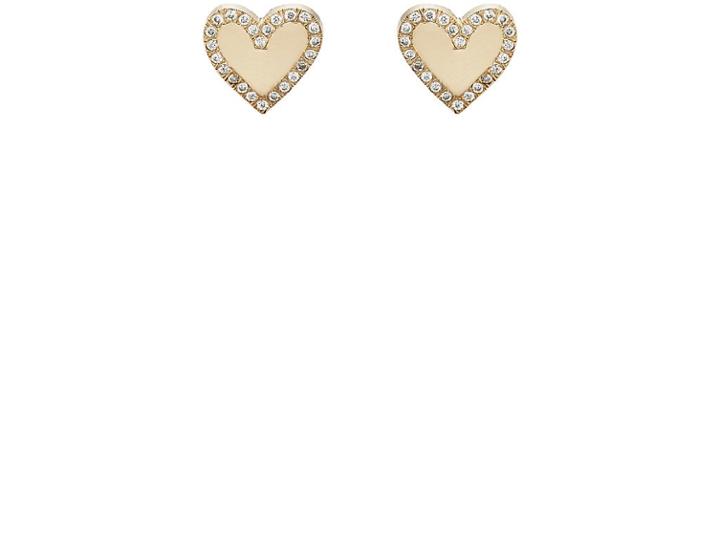 Bianca Pratt Women's Heart Stud Earrings