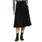 Tricot Comme Des Garcons Women's Pliss Cotton-blend A-line Skirt-black