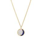 Pamela Love Fine Jewelry Women's Reversible Moon Phase Pendant Necklace - Blue