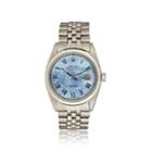 Vintage Watch Men's Rolex 1969 Oyster Perpetual Datejust Watch - Blue