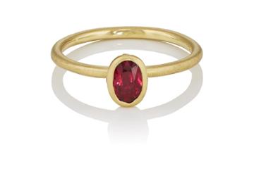 Tate Union Women's Ruby & White Diamond Ring
