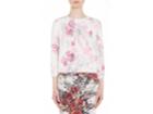 Prada Women's Poppy-motif Angora-blend Sweater