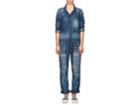 Nsf Women's Harlen Distressed Chambray Jumpsuit