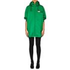 Prada Women's Tech-jersey Oversized Hoodie Dress-green