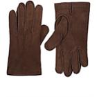 Barneys New York Men's Cashmere-lined Suede Gloves-dk. Brown