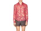 Gucci Men's Floral Silk-blend Shirt