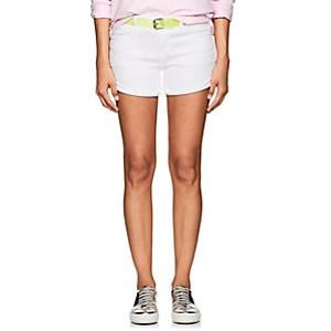 Frame Women's Le Cut Off Denim Shorts-white