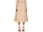 Martin Grant Women's Belted Cotton A-line Skirt