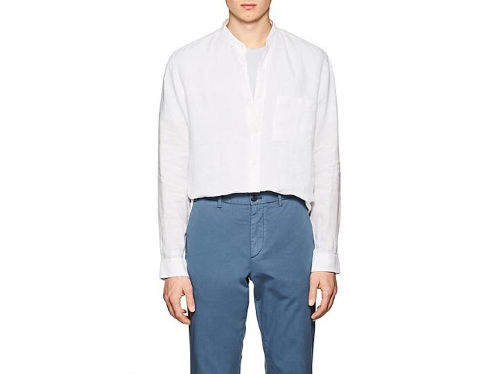 Theory Men's Kier Slub Linen Shirt