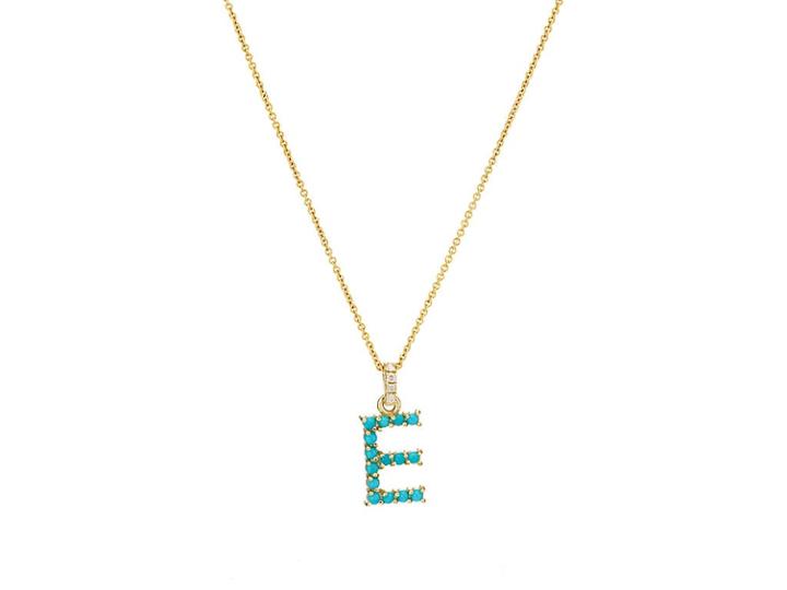 Jennifer Meyer Women's E Pendant Necklace