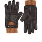 Christophe Fenwick Men's Le Mans Cashmere-lined Leather Gloves-brown