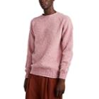 Officine Gnrale Men's Brushed Wool Sweater - Rose