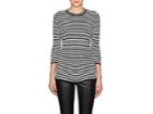Lisa Perry Women's Striped Fitted Sweater