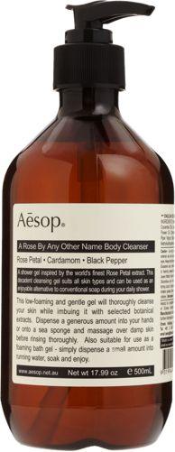 Aesop A Rose By Any Other Name Body Cleanser - Dea Free-colorless