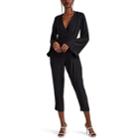 Azeeza Women's Daphne Embellished Silk Jumpsuit - Black