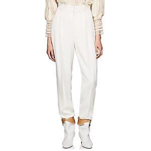 Isabel Marant Women's Poyd High-rise Trousers - White