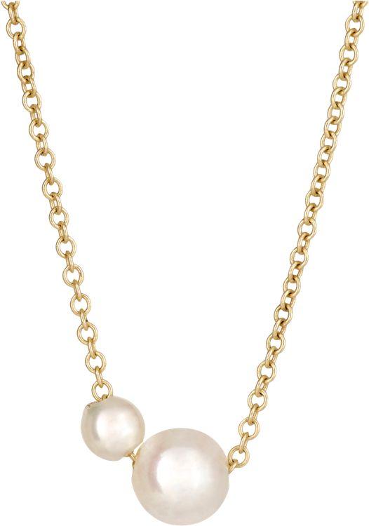 Grace Lee Twin-pearl Necklace-colorless