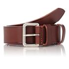 Felisi Men's Numbered Leather Belt - Brown