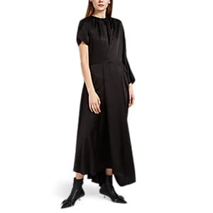 Balenciaga Women's Logo-jacquard Wrap Dress - Black