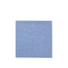 Simonnot Godard Men's Satin-edged Cotton Pocket Square - Blue