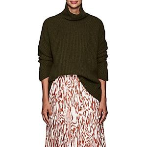 Barneys New York Women's Cashmere Oversized Sweater-olive