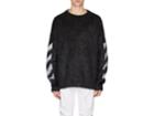 Off-white C/o Virgil Abloh Men's Mohair-blend Oversized Sweater