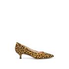 Barneys New York Women's Leopard-print Suede Pumps - Yellow
