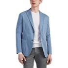 Boglioli Men's K Jacket Cotton Sateen Two-button Sportcoat - Blue