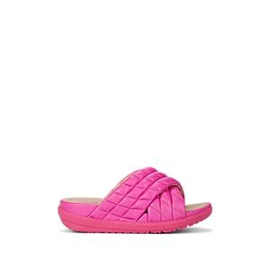 Fitflop Limited Edition Women's Loosh Luxe Quilted Leather Slide Sandals - Pink