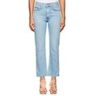 Brock Collection Women's Wright Straight Jeans-lt. Blue