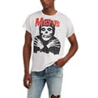 Madeworn Men's Misfits Distressed Cotton T-shirt - White