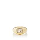 Ambre Victoria Women's White Diamond Ring - Gold