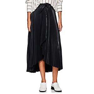 A.l.c. Women's Eleanor Pleated Wrap Skirt - Navy