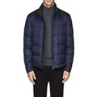 Aztech Mountain Men's Elk Mountain Colorblocked Down-quilted Coat-md. Blue