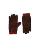 Christophe Fenwick Men's Le Mans Cashmere-lined Leather Driving Gloves - Red