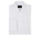 Fairfax Men's Cotton Poplin Tuxedo Shirt - White