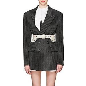 Isabel Marant Women's Jaxen Striped Wool-blend Tweed Double-breasted Blazer