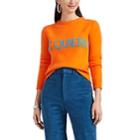 Alberta Ferretti Women's Te Quiero Wool-cashmere Crop Sweater - Orange