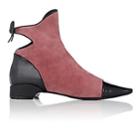 Fabrizio Viti Women's Take A Bow Ankle Booties-md. Pink