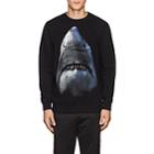 Givenchy Men's Shark-print Cotton Sweatshirt-black