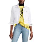 J Brand Women's Harlow Shrunken Denim Jacket - White